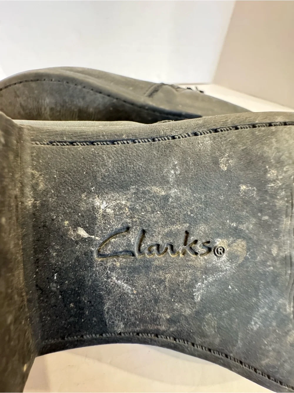 Clarks Collection Ankle Booties Sz 8.5 W Side Zip Black Tassel Ultimate Comfort